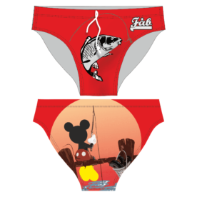 Gone Fishing Red Brief